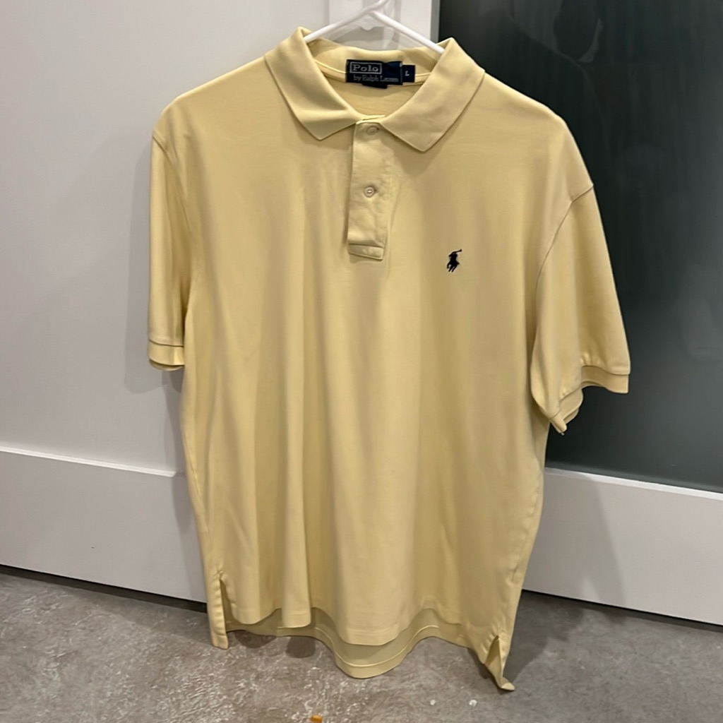 Polo By Ralph Lauren Light Yellow Polo Shirt